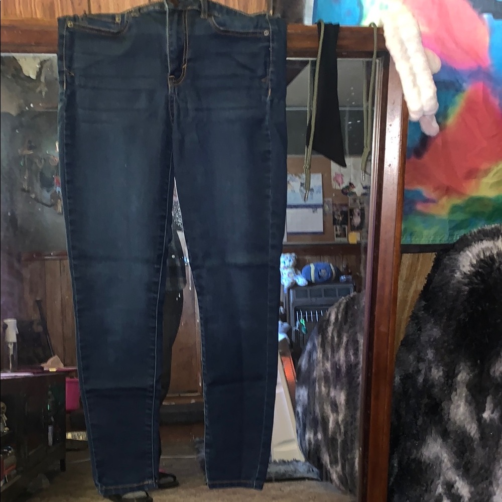 Dark Blue Denim Jeans